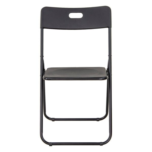 Klappstuhl Viva schwarz Kunststoff B/H/T: ca. 48,5x80x46 cm Klappstuhl Viva schwarz Kunststoff B/H/T: ca. 48,5x80x46 cm – Bild 3