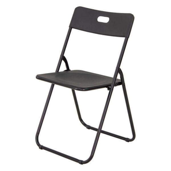 Klappstuhl Viva schwarz Kunststoff B/H/T: ca. 48,5x80x46 cm Klappstuhl Viva schwarz Kunststoff B/H/T: ca. 48,5x80x46 cm – Bild 4