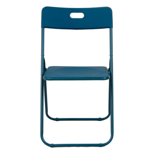 Klappstuhl Viva blau Kunststoff B/H/T: ca. 84,5x80x46 cm – Bild 3