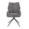 Drehstuhl Cali anthrazit Webstoff B/T: ca. 57x61 cm – Bild 2