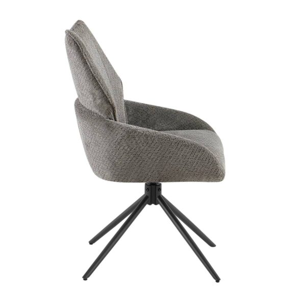 Drehstuhl Cali anthrazit Webstoff B/T: ca. 57x61 cm – Bild 4