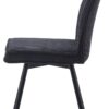 Stuhl Lara anthrazit Kord B/H/T: ca. 47x89x58 cm – Bild 2