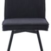 Stuhl Lara anthrazit Kord B/H/T: ca. 47x89x58 cm – Bild 3