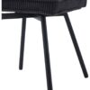 Stuhl Lara anthrazit Kord B/H/T: ca. 47x89x58 cm – Bild 4