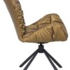 Drehstuhl Brest gold Kunstleder Nylon B/H/T: ca. 67x91x65 cm – Bild 2