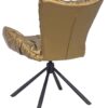 Drehstuhl Brest gold Kunstleder Nylon B/H/T: ca. 67x91x65 cm – Bild 3