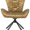 Drehstuhl Brest gold Kunstleder Nylon B/H/T: ca. 67x91x65 cm – Bild 4