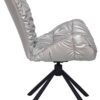 Drehstuhl Brest silber Kunstleder Nylon B/T: ca. 67x65 cm – Bild 2