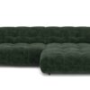 Ecksofa grün Microfaser B/H/T: ca. 280x81x178 cm – Bild 5