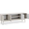 Lowboard MAZOMA Eiche Kaschmirgrau Nachbildung gold Optik B/H/T: ca. 154x53,5x39 cm – Bild 3