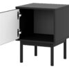 Nachtkonsole MAZOMA schwarz gold Optik B/H/T: ca. 41,5x53,5x39 cm – Bild 4