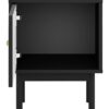 Nachtkonsole MAZOMA schwarz gold Optik B/H/T: ca. 41,5x53,5x39 cm – Bild 5