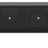 Lowboard MAZOMA schwarz gold Optik B/H/T: ca. 154x53,5x39 cm – Bild 2