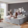 Familienboxbett Korfu silber Liegefläche B/L: ca. 240x200 cm – Bild 2