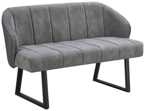 Polsterbank Sven grau B/H/T: ca. 131x81,5x63 cm – Bild 2
