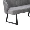 Polsterbank Sven grau B/H/T: ca. 131x81,5x63 cm – Bild 4