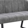 Eckbank Sven grau B/H/T: ca. 187x81,5x155 cm – Bild 2