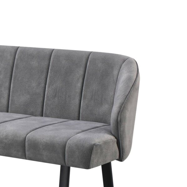 Eckbank Sven grau B/H/T: ca. 187x81,5x155 cm – Bild 5
