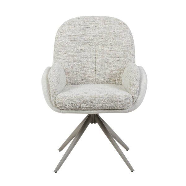 Armlehnstuhl Davina beige Microfaser B/H/T: ca. 64x92,5x48 cm Armlehnstuhl Davina beige Microfaser B/H/T: ca. 64x92,5x48 cm – Bild 4