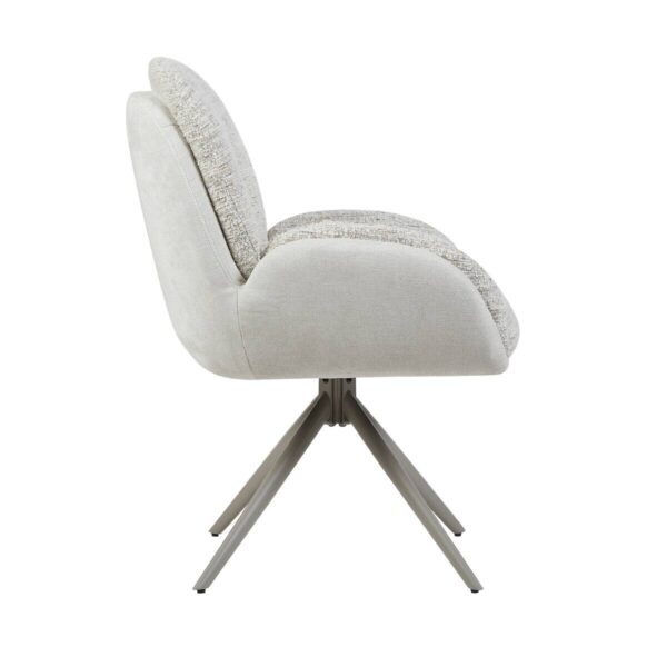 Armlehnstuhl Davina beige Microfaser B/H/T: ca. 64x92,5x48 cm Armlehnstuhl Davina beige Microfaser B/H/T: ca. 64x92,5x48 cm – Bild 5
