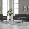 Sofa 3-2-1 Lendor grau Webstoff – Bild 4