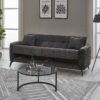 Sofa 3-2-1 Lendor grau Webstoff – Bild 5