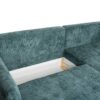 Ecksofa mit Bettfunktion und Bettkasten lagunen blau Microfaser B/H/T: ca. 221x94x142 cm Ecksofa mit Bettfunktion und Bettkasten lagunen blau Microfaser B/H/T: ca. 221x94x142 cm – Bild 2