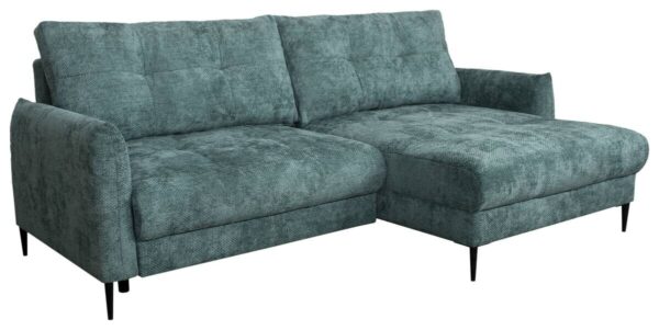 Ecksofa mit Bettfunktion und Bettkasten lagunen blau Microfaser B/H/T: ca. 221x94x142 cm Ecksofa mit Bettfunktion und Bettkasten lagunen blau Microfaser B/H/T: ca. 221x94x142 cm – Bild 5