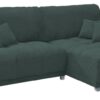 Ecksofa mit Bettfunktion und Bettkasten olive Microfaser B/H/T: ca. 288x78x179 cm – Bild 2