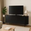 Kommode ALBERI schwarz B/H/T: ca. 160x76x40 cm – Bild 5