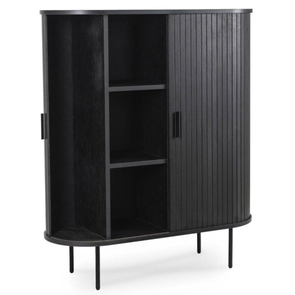 Kommode SELVA schwarz B/H/T: ca. 100x118x40 cm – Bild 2