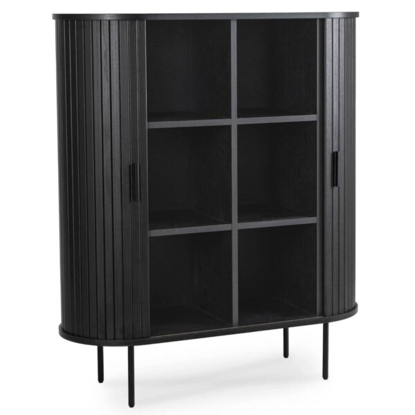 Kommode SELVA schwarz B/H/T: ca. 100x118x40 cm – Bild 3