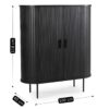 Kommode SELVA schwarz B/H/T: ca. 100x118x40 cm – Bild 4