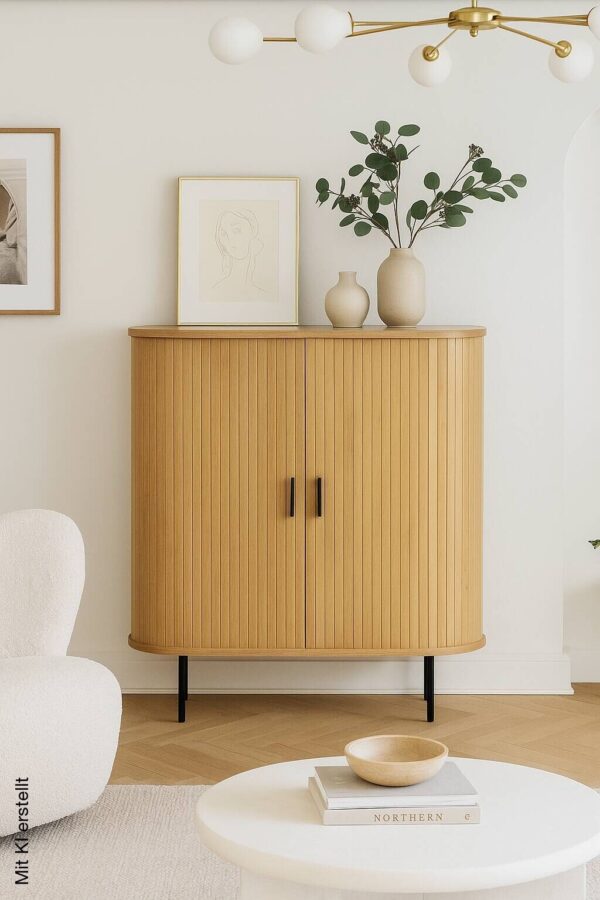 Kommode SELVA Eiche Sonoma Nachbildung B/H/T: ca. 100x118x40 cm – Bild 3