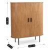 Kommode SELVA Eiche Sonoma Nachbildung B/H/T: ca. 100x118x40 cm – Bild 4
