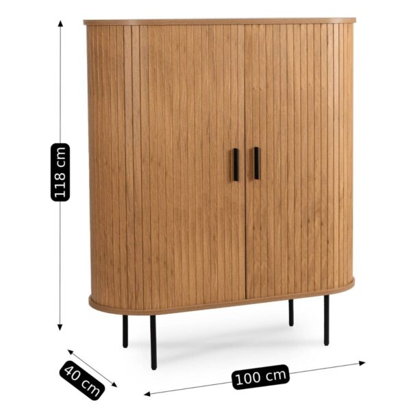 Kommode SELVA Eiche Sonoma Nachbildung B/H/T: ca. 100x118x40 cm – Bild 4