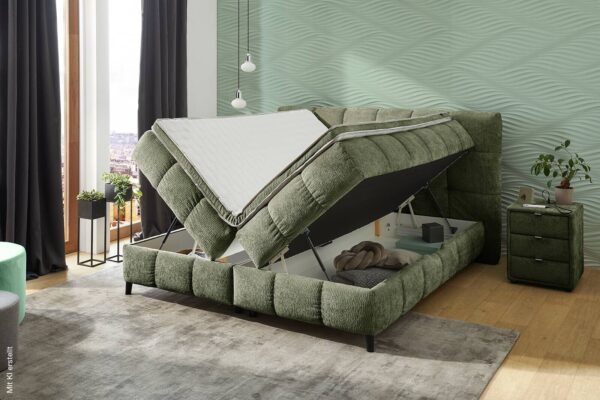 Boxbett grün Liegefläche B/L: ca. 180x200 cm – Bild 4