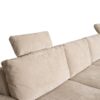 Kopfstütze Sara U beige Microfaser B/H/T: ca. 50x22x13 cm – Bild 2