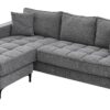Ecksofa hellgrau Microfaser B/H/T: ca. 238x67x185 cm – Bild 2