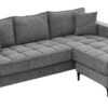 Ecksofa hellgrau Microfaser B/H/T: ca. 238x67x185 cm – Bild 3
