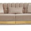 Sofa 3-2-1 Pera beige Webstoff – Bild 2