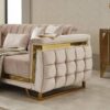 Sofa 3-2-1 Pera beige Webstoff – Bild 4