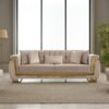 Sofa 3-2-1 Pera beige Webstoff – Bild 5
