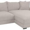 Ecksofa beige-grau Microfaser B/H/T: ca. 261x83x180 cm – Bild 2