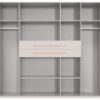 Kleiderschrank Digit Kaschmir B/H/T: ca. 225x208x65 cm – Bild 2