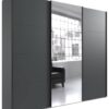 Schwebetürenschrank Graphit B/H/T: ca. 313x236x65 cm – Bild 2