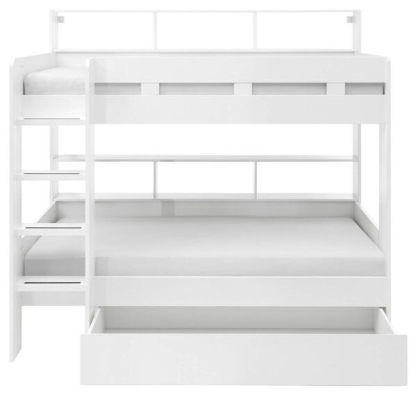 Etagenbett Jusa weiß Liegefläche B/L: ca. 90x200 cm – Bild 3