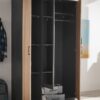 Kleiderschrank Laurie Graphit B/H/T: ca. 120x196x54 cm – Bild 2