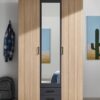 Kleiderschrank Laurie Graphit B/H/T: ca. 120x196x54 cm – Bild 5