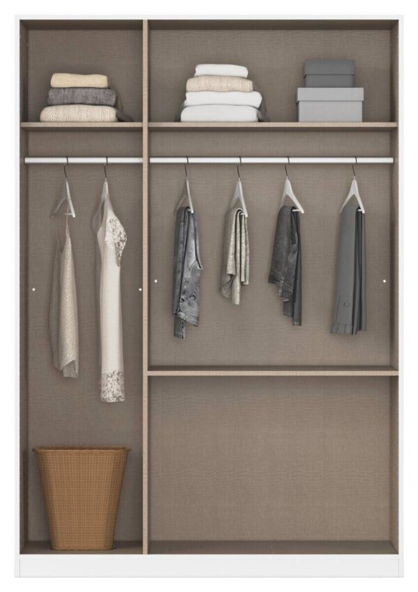 Kleiderschrank Joel Alpinweiß B/H/T: ca. 136x197x54 cm – Bild 5